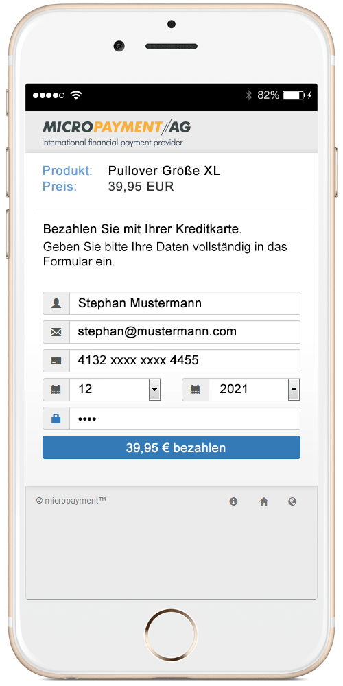 Payment Plattform für Ihren Online Shop