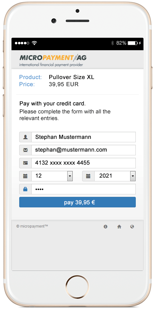 Payment Plattform für Ihren Online Shop