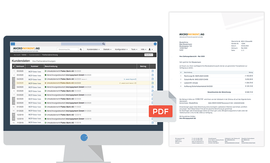 Our accounting for you Micropayment